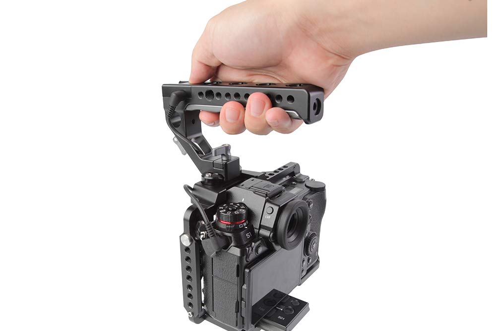 LanParte LANC R/S Button Top Handle with NATO Mount for All LANC Controlled Cameras