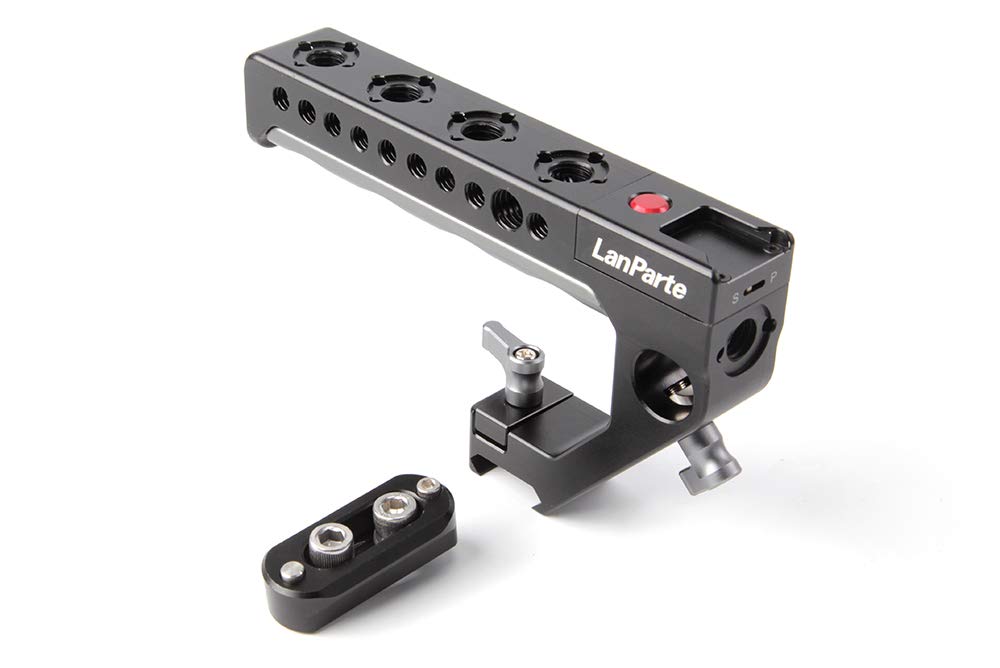 LanParte LANC R/S Button Top Handle with NATO Mount for All LANC Controlled Cameras